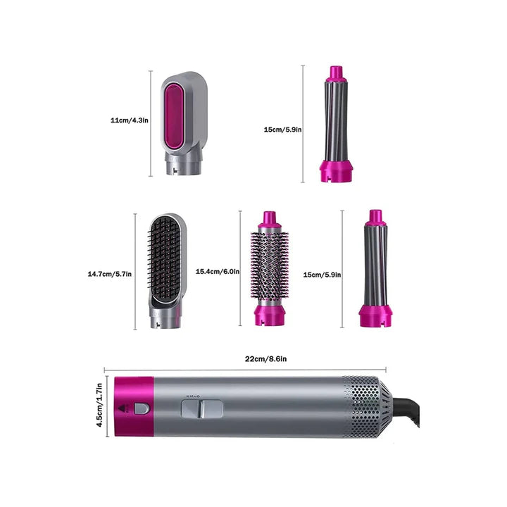 5-in-1 Hair Dryer Brush Set