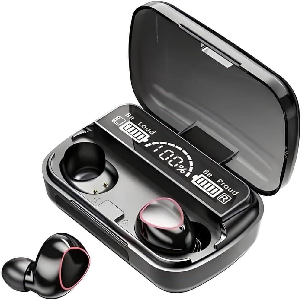 TWS M10 Bluetooth Earbuds – Wireless Touch Control, Power Display, Deep Bass