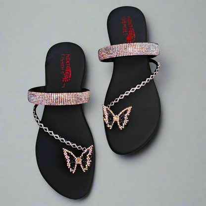 Semi Formal Rexine Flats