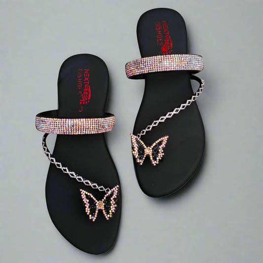 Semi Formal Rexine Flats