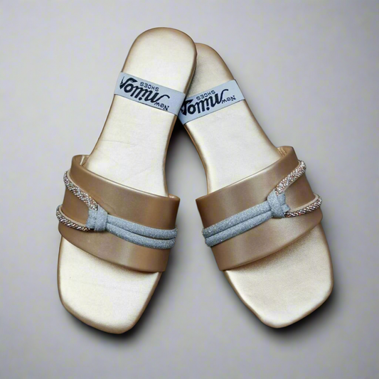 GlowStep Stylish PU-Fabric & PVC Casual Flats