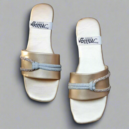 GlowStep Stylish PU-Fabric & PVC Casual Flats