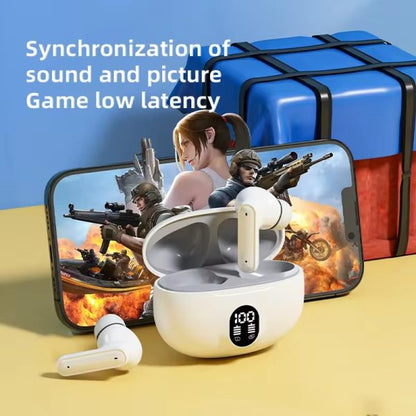 M04 TWS Wireless Earbuds - Bluetooth 5.3 In-Ear Headphones with LED Display, Immersive Sound & Type-C Fast Charging | Mic for Android & iPhone - GlowTech Gadgets