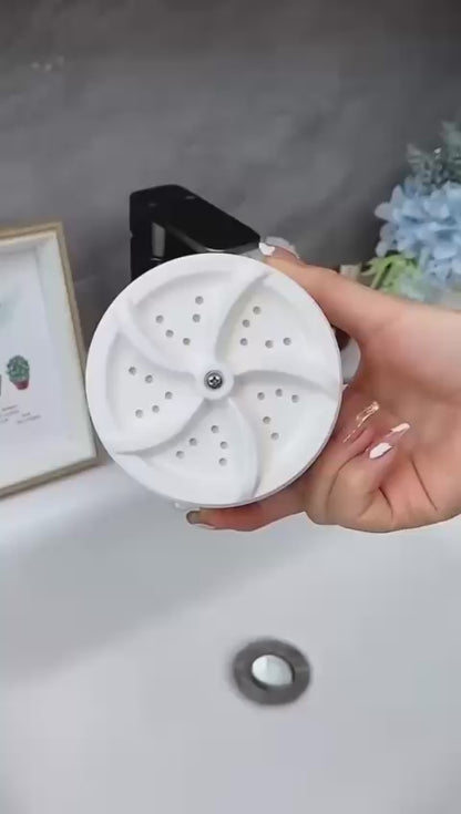 5-in-1 Portable Mini Washing Machine for Baby Clothes & Travel | Foldable Washer with Dryer & Sterilizer