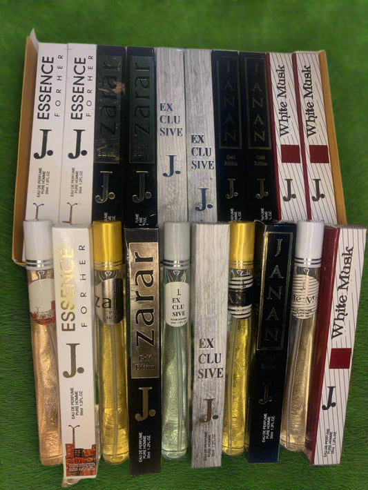 J. Tester Perfume Pack of 5 – Original Junaid Jamshed Fragrances