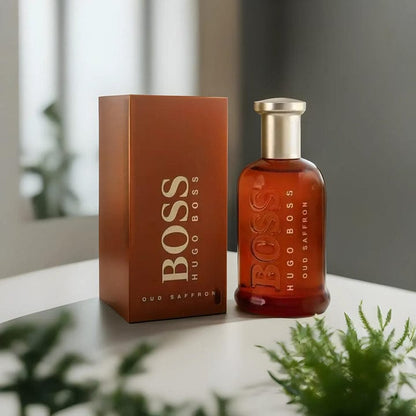 Boss Hugo Boss Oud Saffron Perfume Bottle 100ml – Luxury Oriental Scent for Men