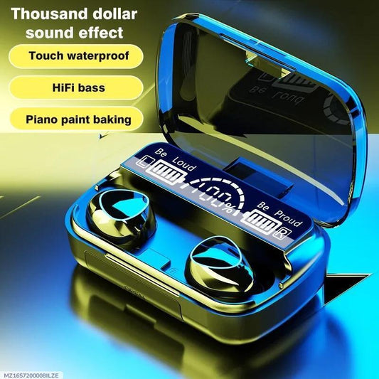 TWS M10 Bluetooth Earbuds with LED Power Display