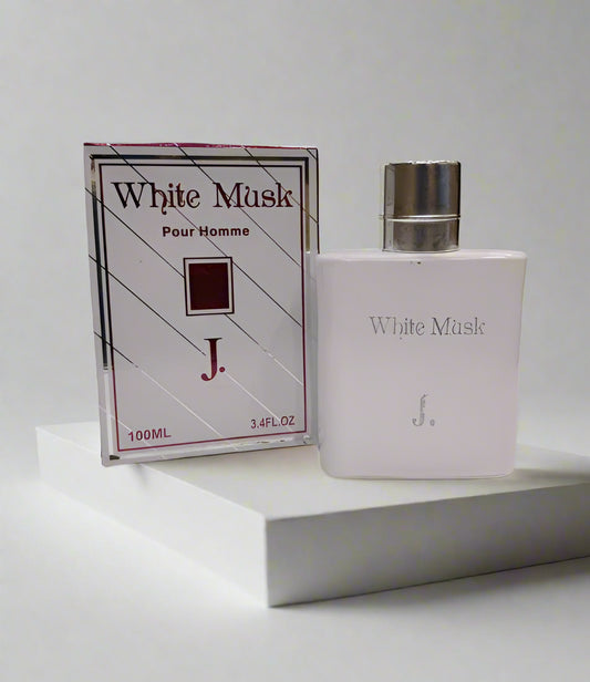 J. White Musk Perfume Bottle 100ml – Long Lasting Fragrance