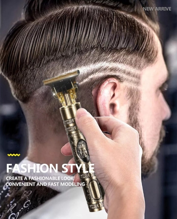 T9 Hair Trimmer – Professional Cordless Beard & Hair Cutting Machine for Men – Rechargeable, Adjustable Blades, Stylish Design