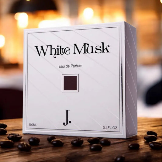 J. White Musk Perfume Bottle 100ml – Long Lasting Fragrance